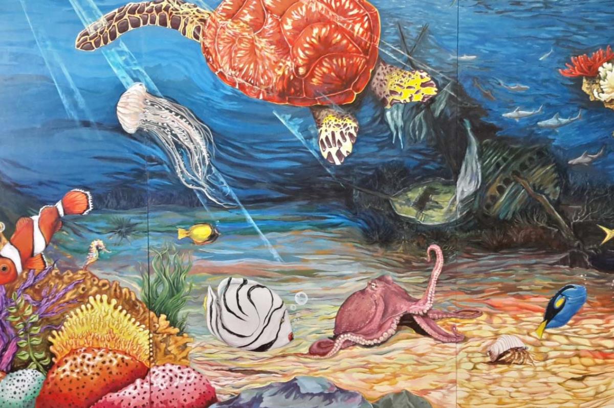 Varios usuarios de la Fundación Esfera han participado en los trabajos del mural