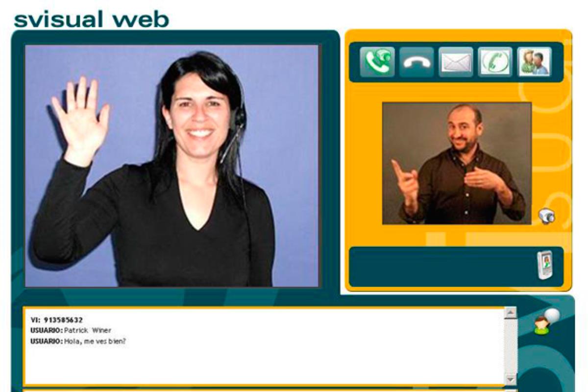 Este sistema está destinado a pacientes con discapacidad auditiva para recibir la interpretación en directo durante la atención sanitaria