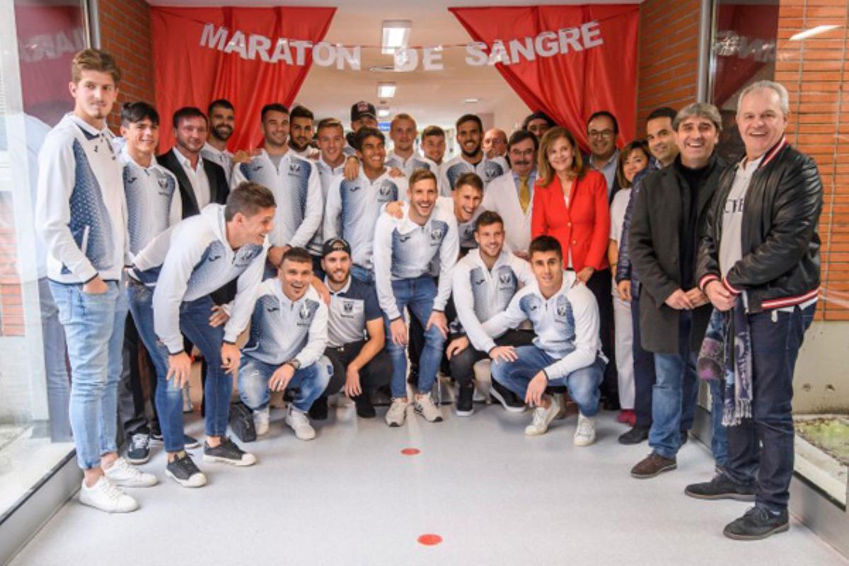 La plantilla al completo estuvo en la presentación del evento