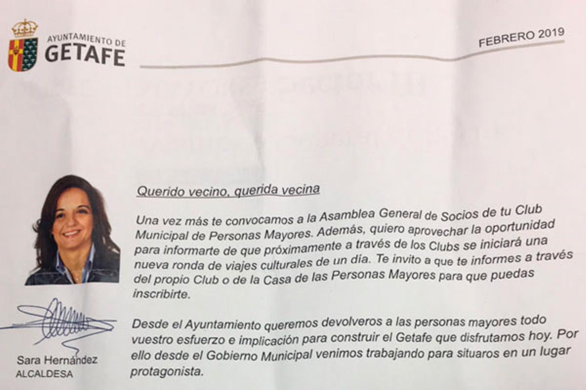 La alcaldesa quiere vender la gestión realizada pagada por el Ayuntamiento