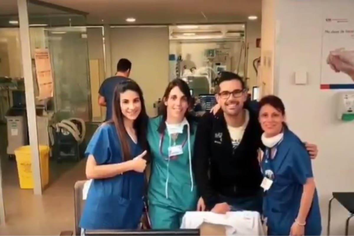 El personal sanitario del centro lanza un mensaje de optimismo para hacer frente al coronavirus