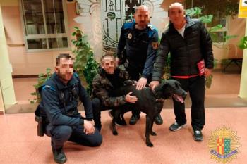 Lee toda la noticia 'El afortunado rescate de una perrita en Getafe'