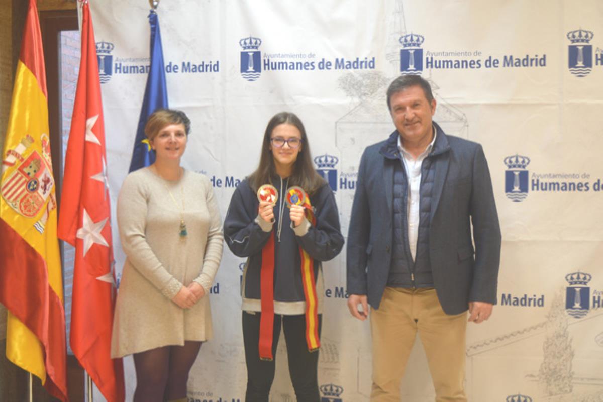 Esta joven vecina de Humanes es campeona de España Junior en 52 kg