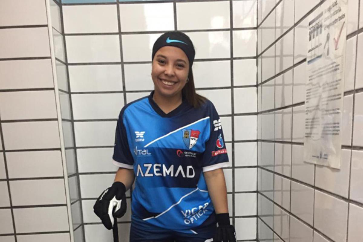 La jugadora argentina del Club Patín Alcalá, de solo 20 años, sólo quiere volver a casa
