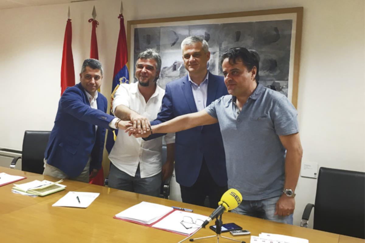 PSOE, IUCM-LV y Ganar Móstoles alcanzan un acuerdo programático para reforzar la estabilidad del municipio