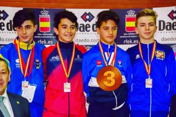 Lee toda la noticia 'Marcos García-Gil, tercero en el Campeonato de España de Karate'