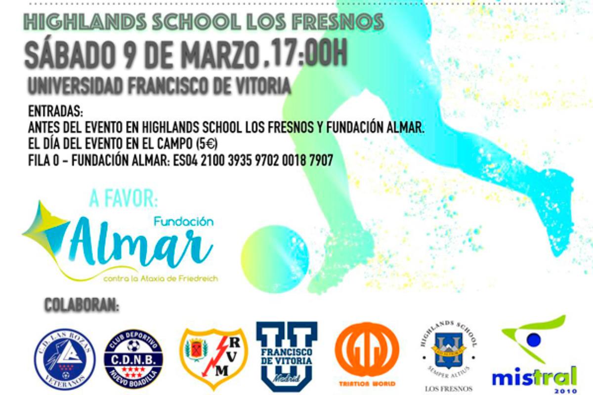 El próximo 9 de marzo se disputará el I Torneo de Fútbol Benéfico de Veteranos en favor de la Fundación Almar