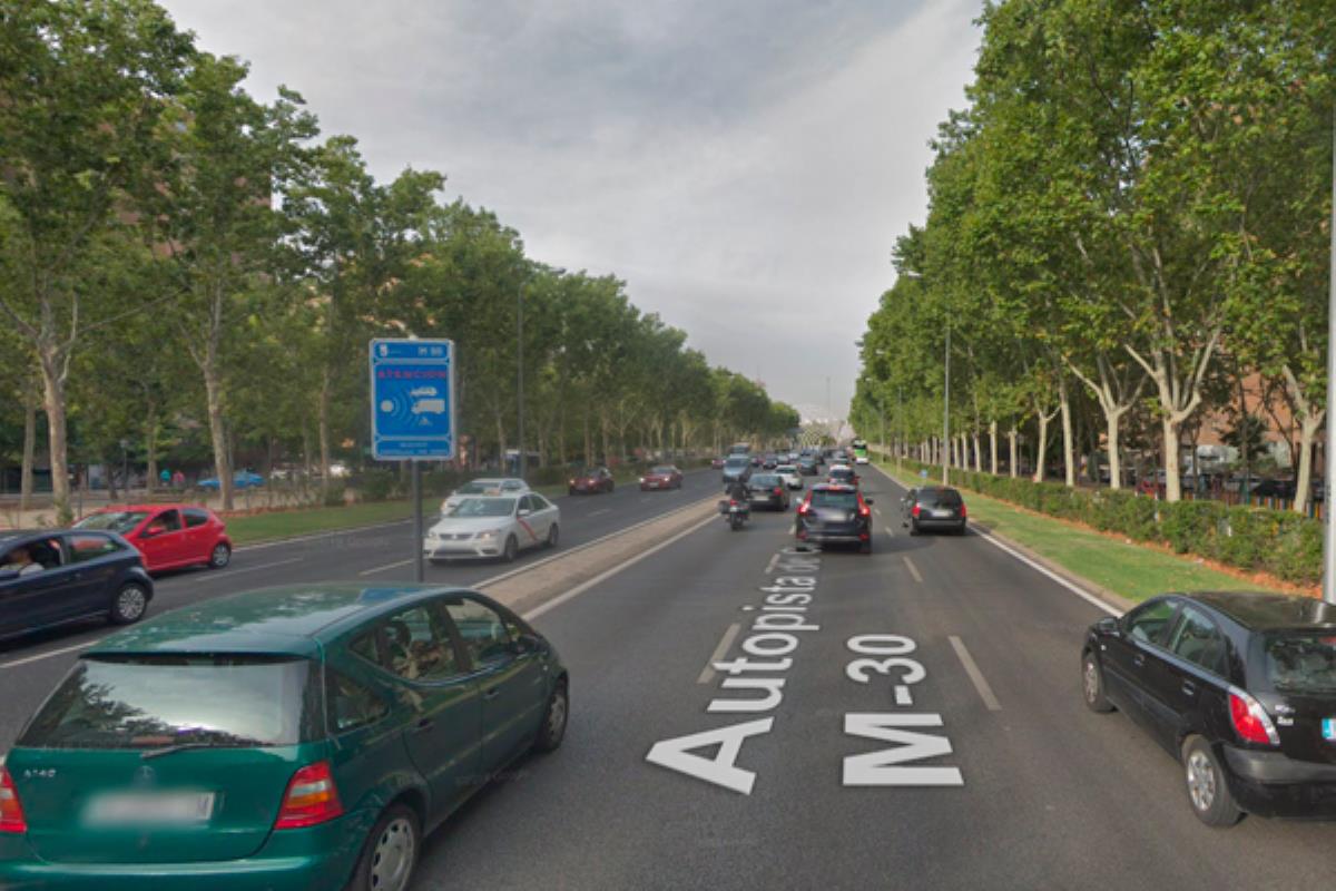 El próximo lunes, las multas del radar de la M-30 llevarán su correspondiente sanción económica de 100 euros