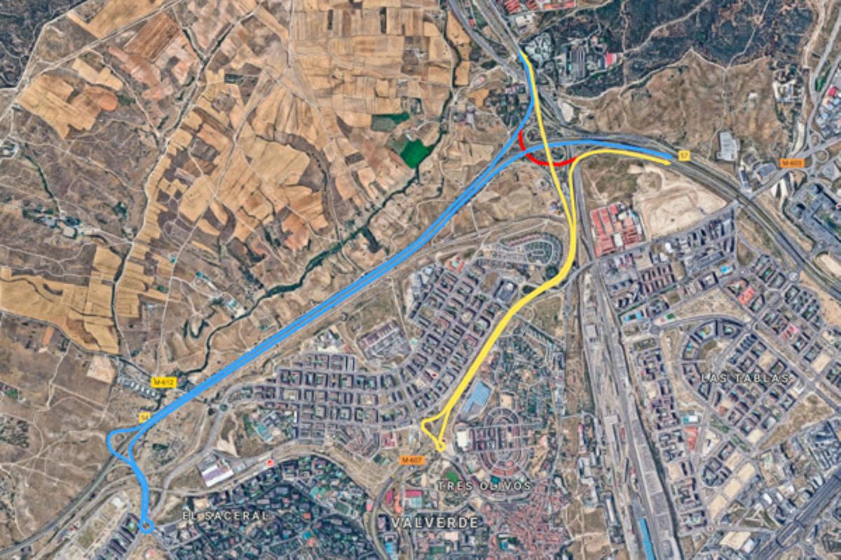 Ya han comenzado las obras del enlace de la M-607 con la M-40