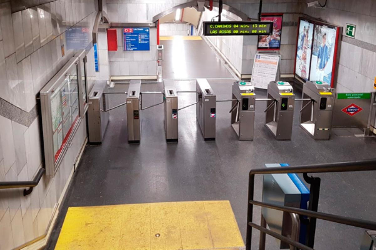 La infraestructura del tramo de la Línea 2 se ha visto afectada por un problema ajeno a Metro