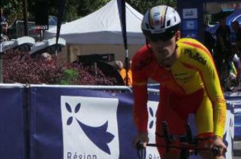 El ciclista del E.C. Cartucho.es quedó vigésimo quinto en la contrarreloj