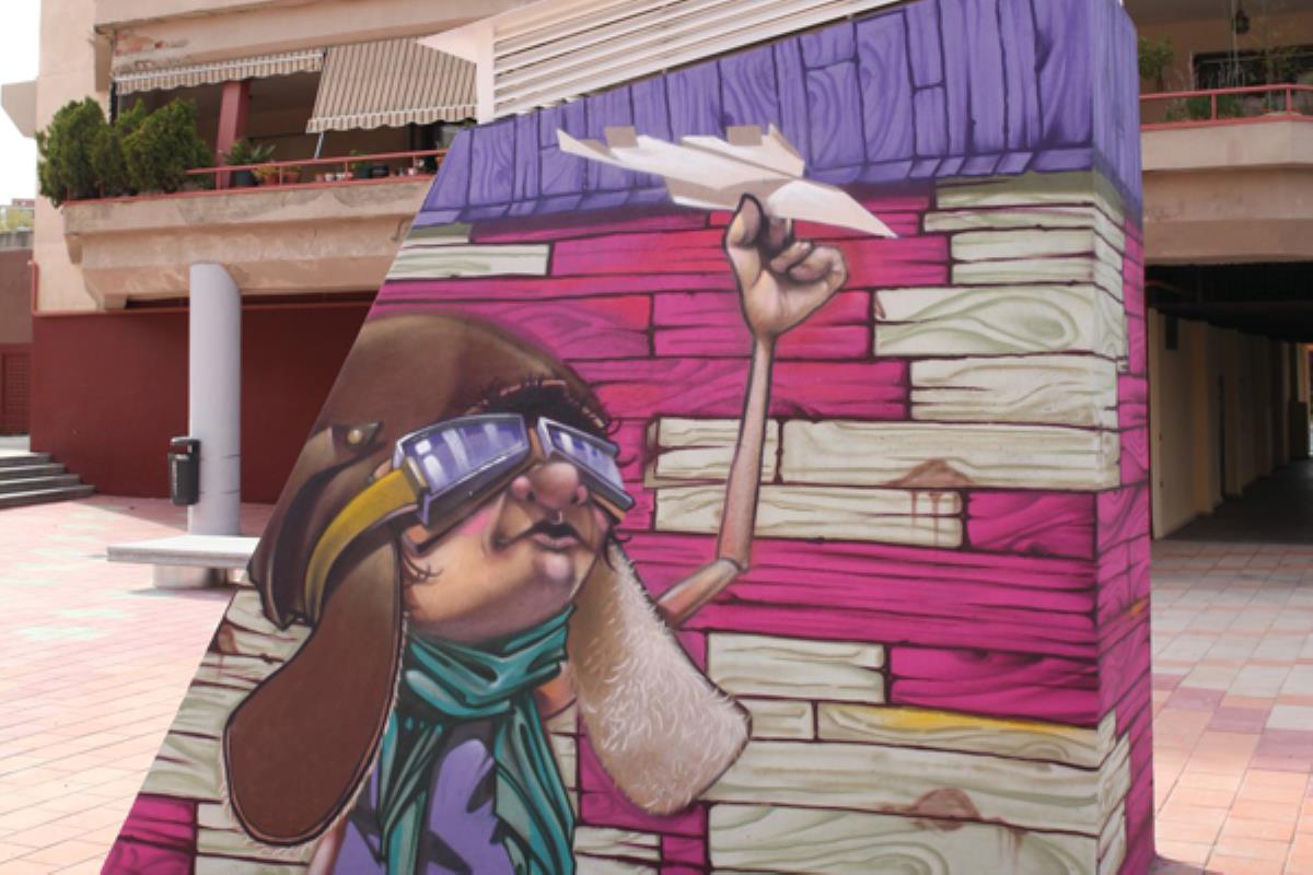 Se seleccionarán 70 trabajos con los que se pintará el exterior de los campos de fútbol de El Naranjo