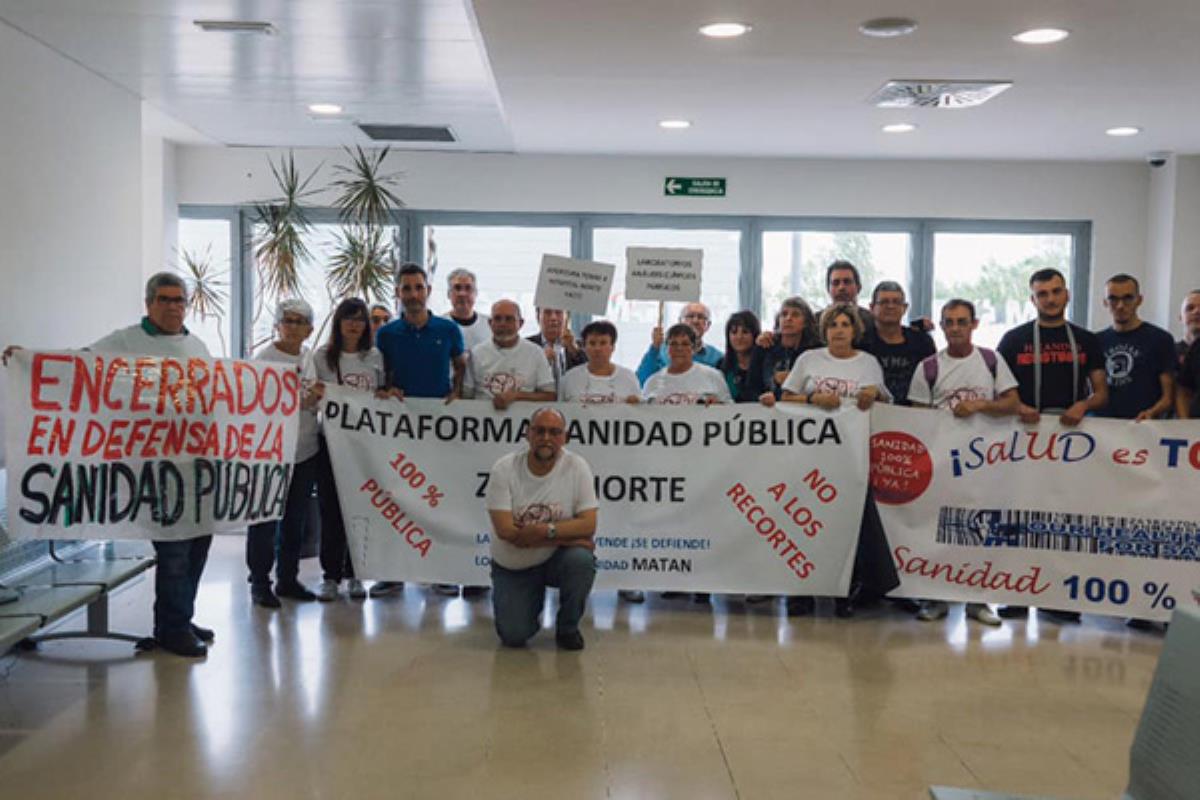 La Plataforma por la Defensa de la Sanidad Pública Zona Norte continúa exigiendo medidas para terminar con las listas de espera