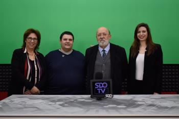 José Félix Tezanos nos visita en los estudios de Televisión de ,adrid