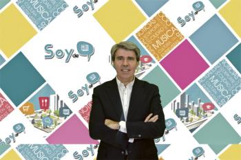 El consejero de Presidencia de la Comunidad de Madrid, Ángel Garrido, visita los estudios de Soyde. para hablar del estado de la región y las próximas elecciones