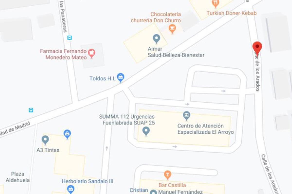 Un total de doce efectivos de Bomberos de Fuenlabrada intervinieron 