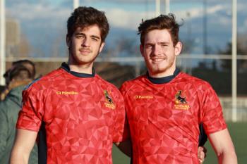 El jugador, formado en la escuela del Rugby Alcalá, sigue cosechado éxitos