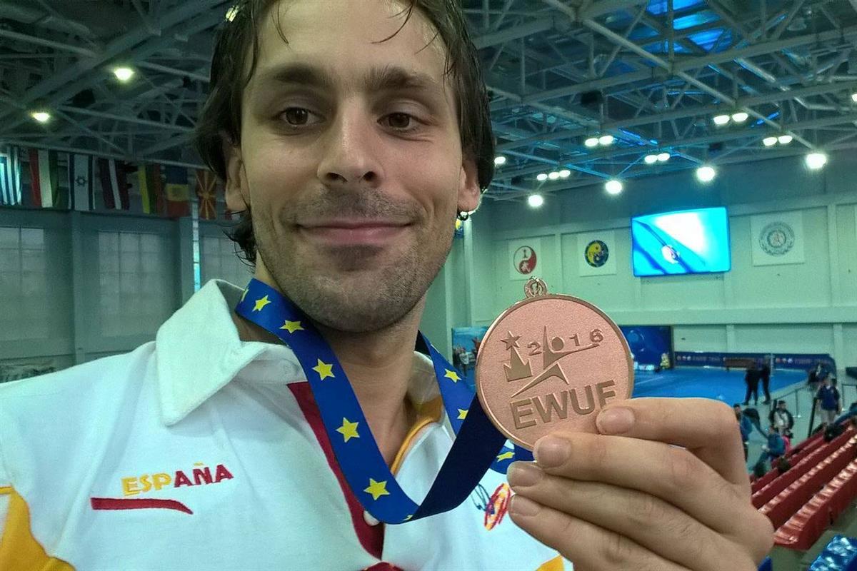 El fuenlabreño representó a España y consiguió dos medallas