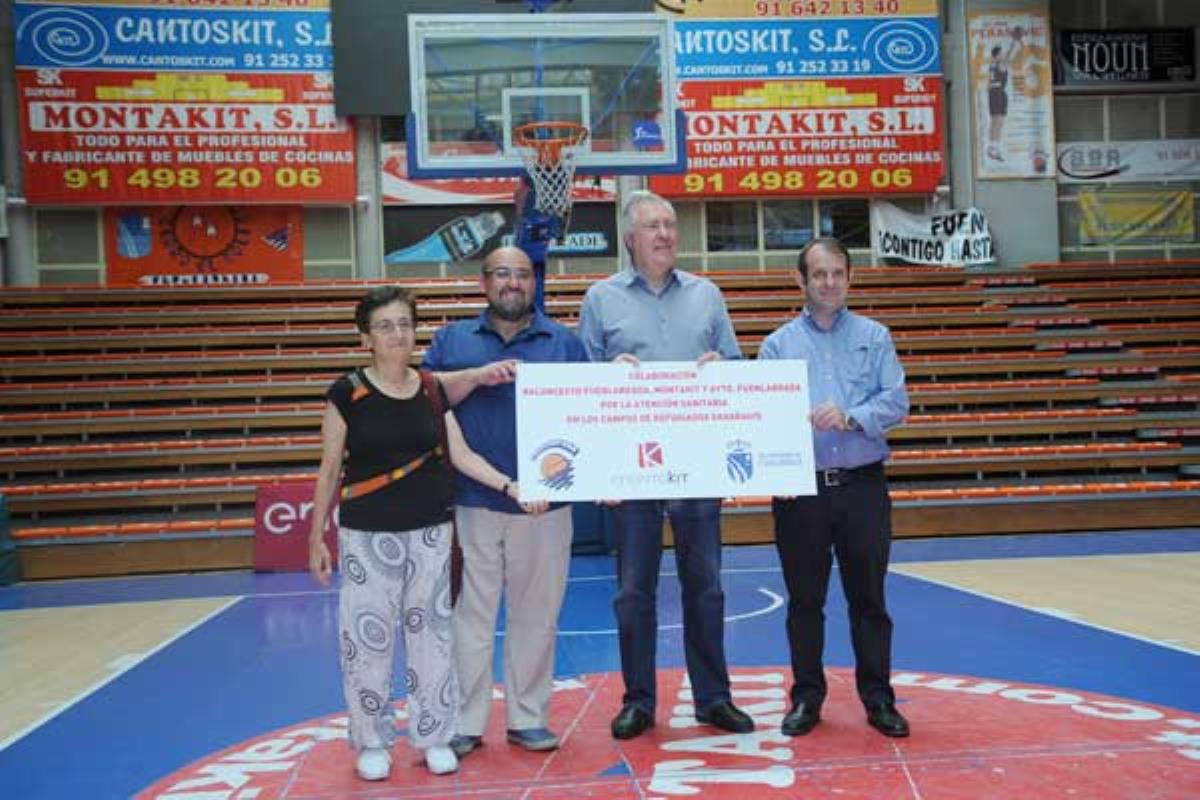 El Club de Baloncesto y la empresa Montakit, en colaboración con el ayuntamiento, sufragan el viaje a los sanitarios