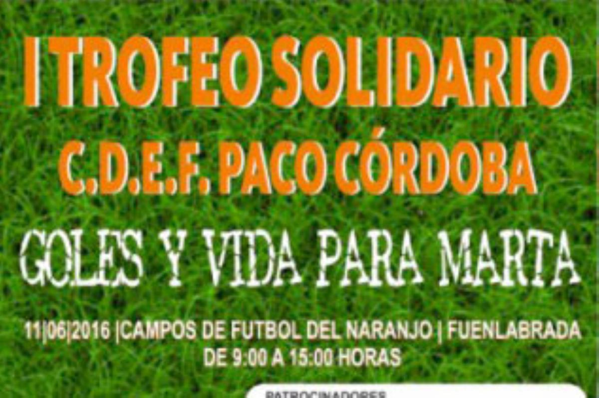 Los campos del Naranjo acogen el I Trofeo Solidario de la Escuela Paco Córdoba “Goles y Vida para Marta“