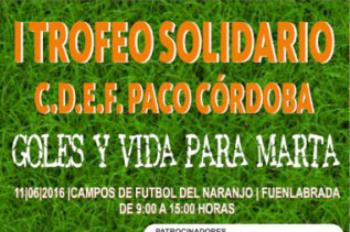 Los campos del Naranjo acogen el I Trofeo Solidario de la Escuela Paco Córdoba “Goles y Vida para Marta“