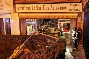 El accidente causó cuatro heridos, tres de ellos fueron atendidos en el mismo lugar