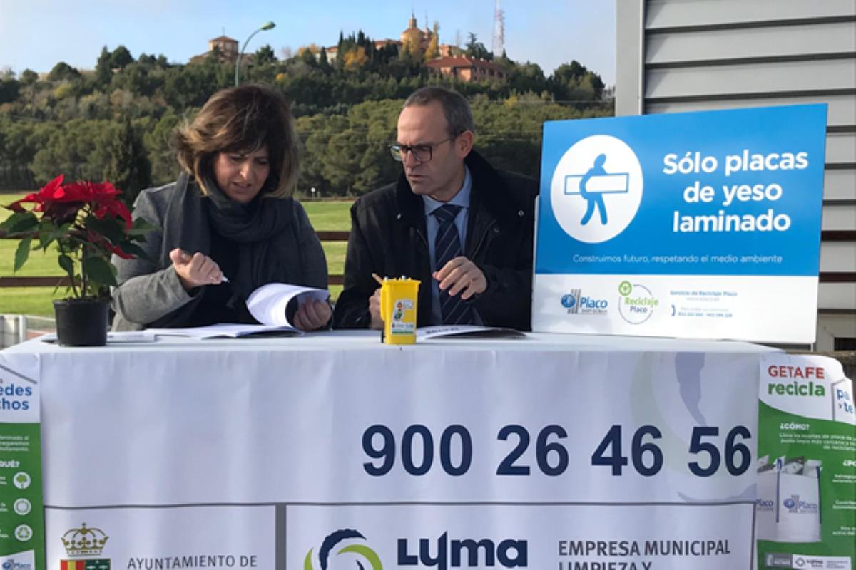 El ayuntamiento y Saint-Gobain Placo han renovado su acuerdo, comprometido con la Economía Circular