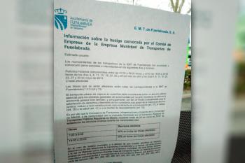 EMT Fuenlabrada comunica las fechas, horarios y líneas afectadas durante abril y mayo
