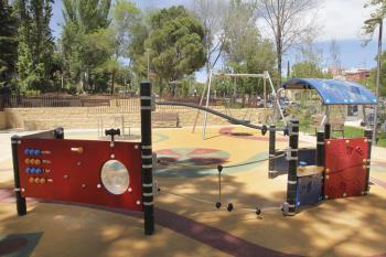 Con esta reforma se ha convertido en el primer parque enfocado a la discapacidad en Alcobendas