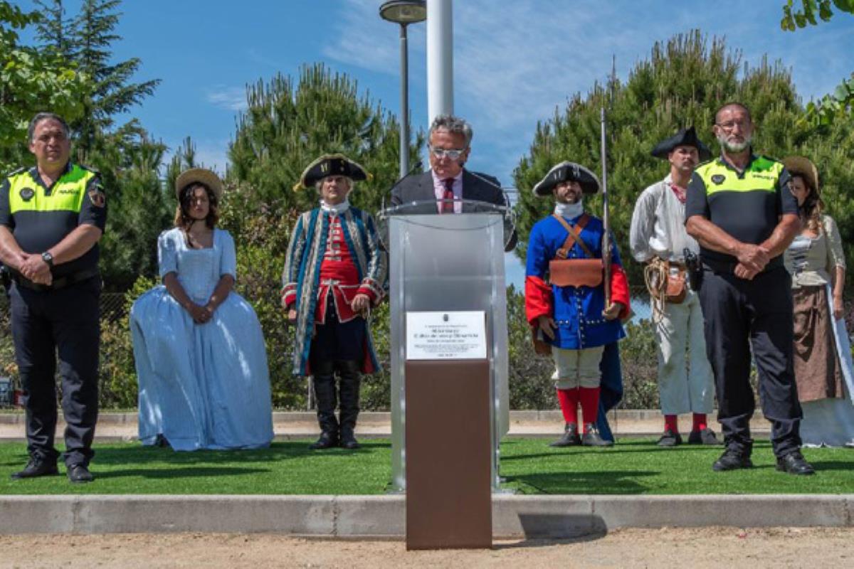 Narciso de Foxá ha inaugurado este parque en el que podría ser su último acto público