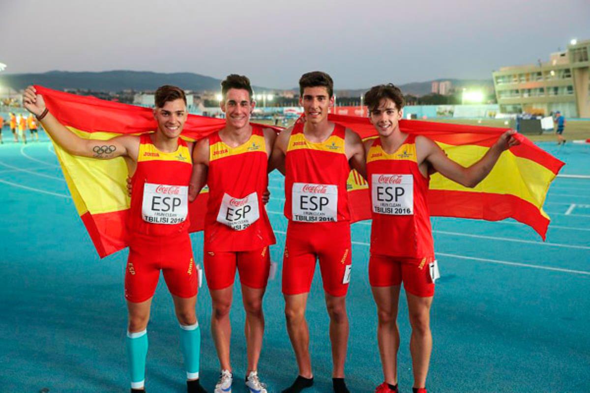 Nuestro atleta brilló en la prueba de relevos