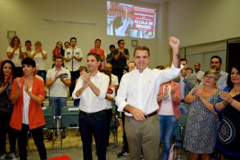 José Manuel Franco (PSOE) ha elegido Alcalá para el cierre de su campaña