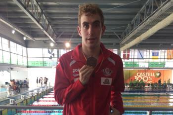 El nadador mostoleño rozó, además, el récord mundial, del que se quedó a tan solo 3 décimas