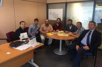 Representantes de la Organización se reunieron ayer con varios concejales y visitaron el Parque Agrario