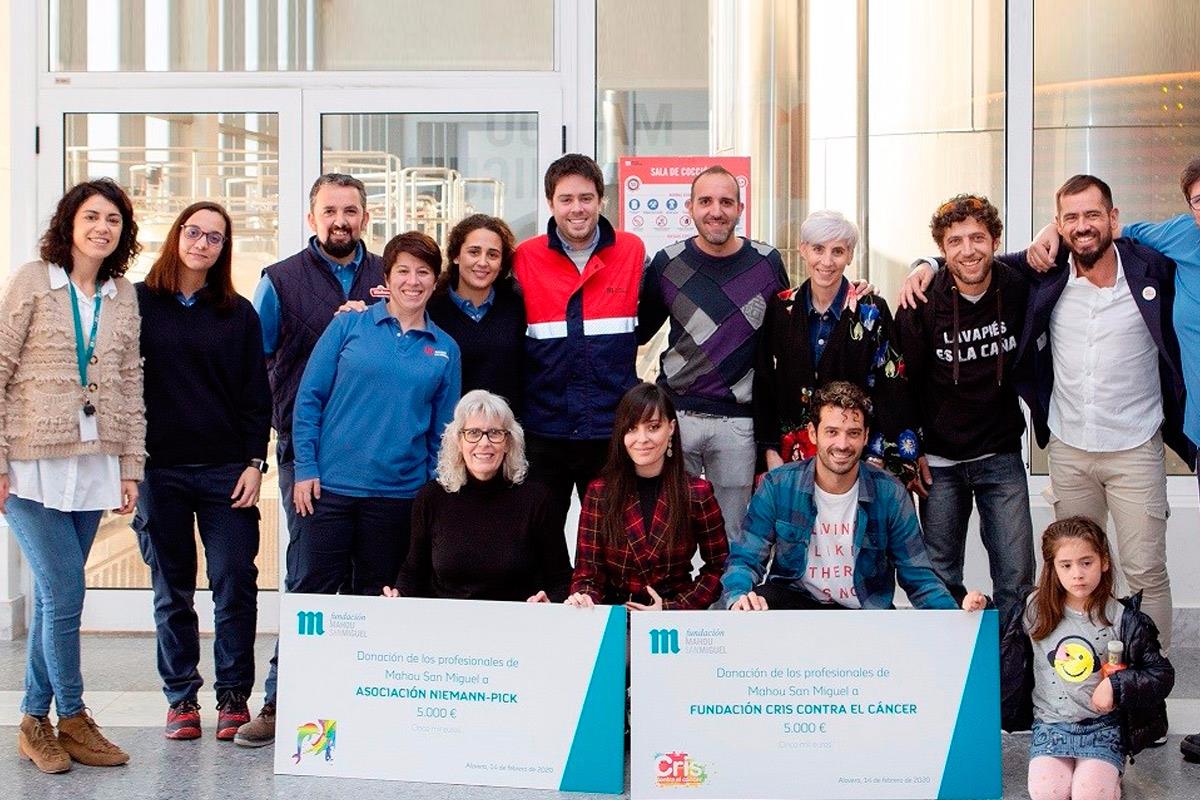 La asociación fuenlabreña, junto con la ‘Fundación Cris contra el cáncer’, han recibido 5.000 euros para continuar con sus proyectos