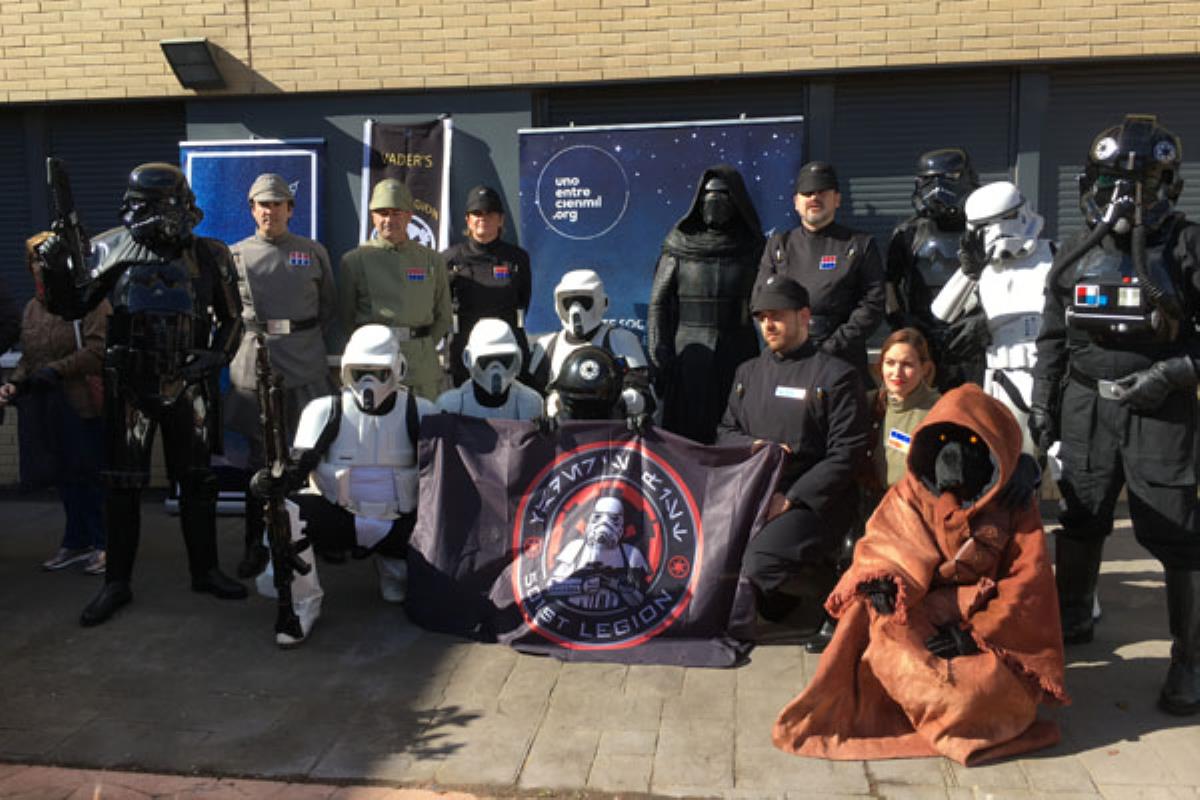 Los soldados de Star Wars se alían con la Fundación Uno Entre Cien Mil en la lucha contra la leucemia