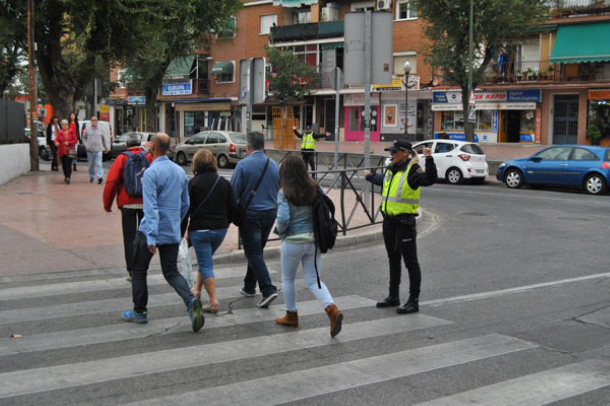 La Policía Local de Móstoles tratará de concienciar sobre la debilidad del peatón frente a los coches