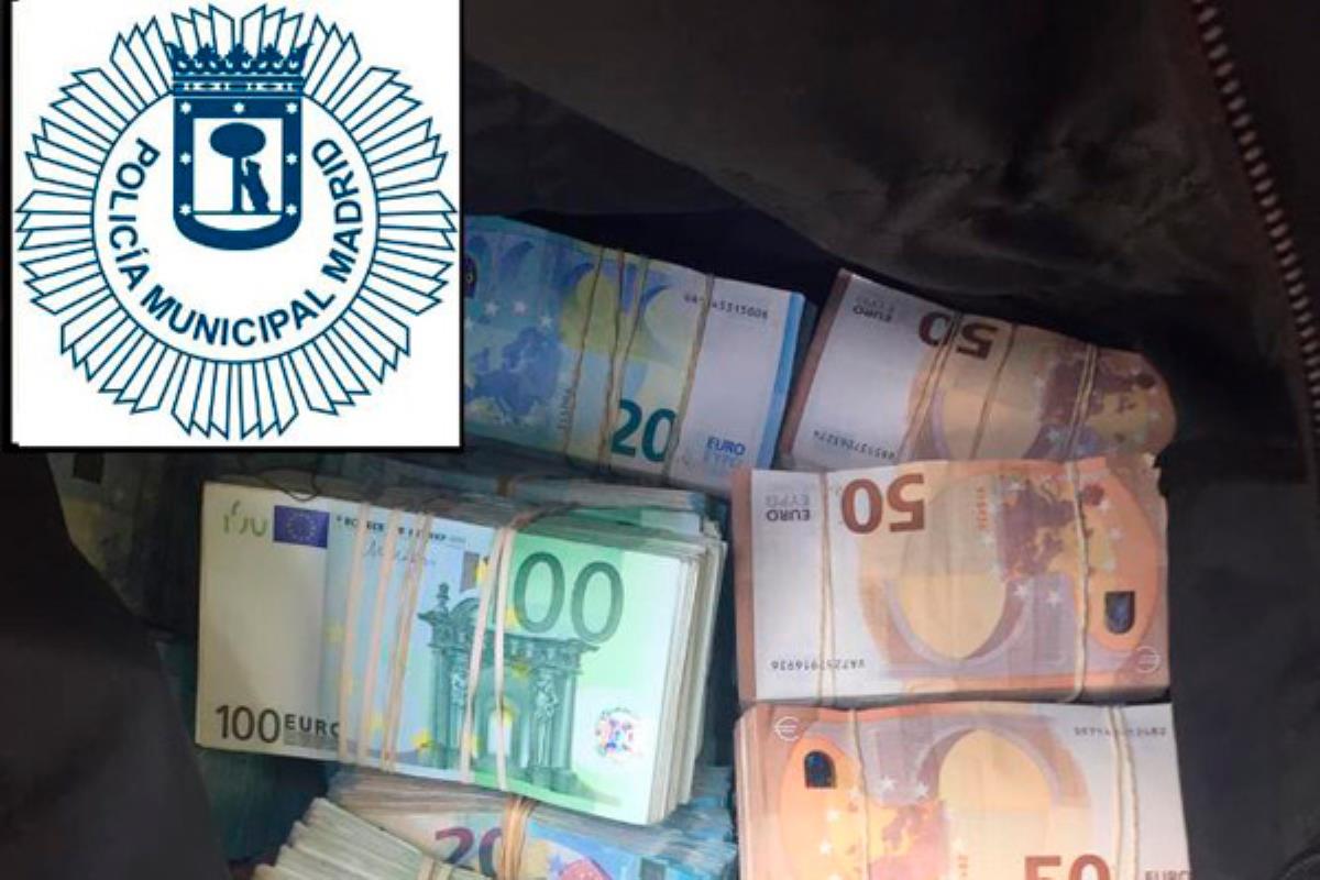 Los agentes realizaban un control de alcoholemia cuando descubrieron la cantidad de dinero en un maletero