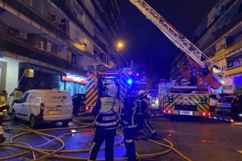 Lograron sofocar el incendio originado en el Barrio de Zarzaquemada