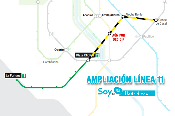 Por su parte, la Asociación de vecinos de Carabanchel Alto exige una nueva estación para la zona de Puente de Praga