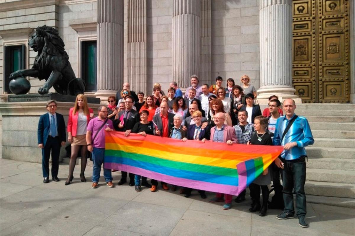 La Ley de Igualdad LGTBI se encuentra paralizada desde finales de febrero de este año en la Comisión de Igualdad del Congreso de los Diputados 