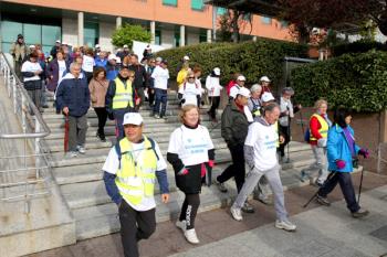En esta marcha participaron alrededor de unas cuatrocientas personas de todas las edades