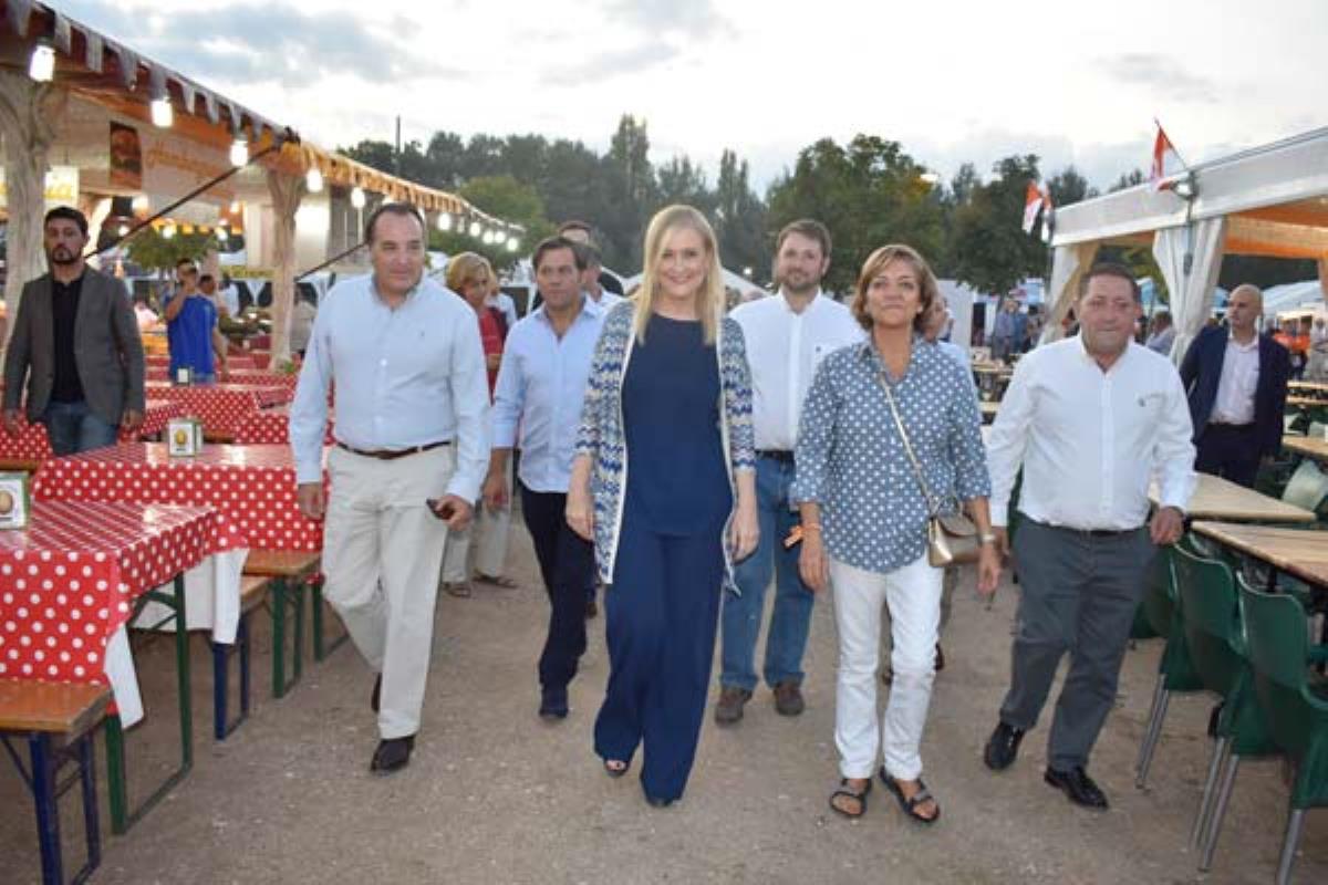 Cifuentes, Aguado y Hernández visitan el Recinto Ferial de Alcalá