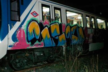 Se estima que los daños causados superan los 750.000 euros, entre ellos el del tren de Metro pintado en la semana de Halloween 2018