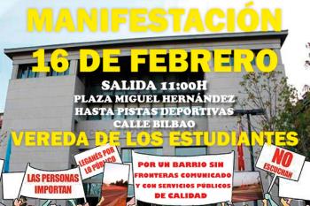 Saldrá, a las 11:00 horas, desde la Plaza Miguel Hernández en Vereda de los Estudiantes