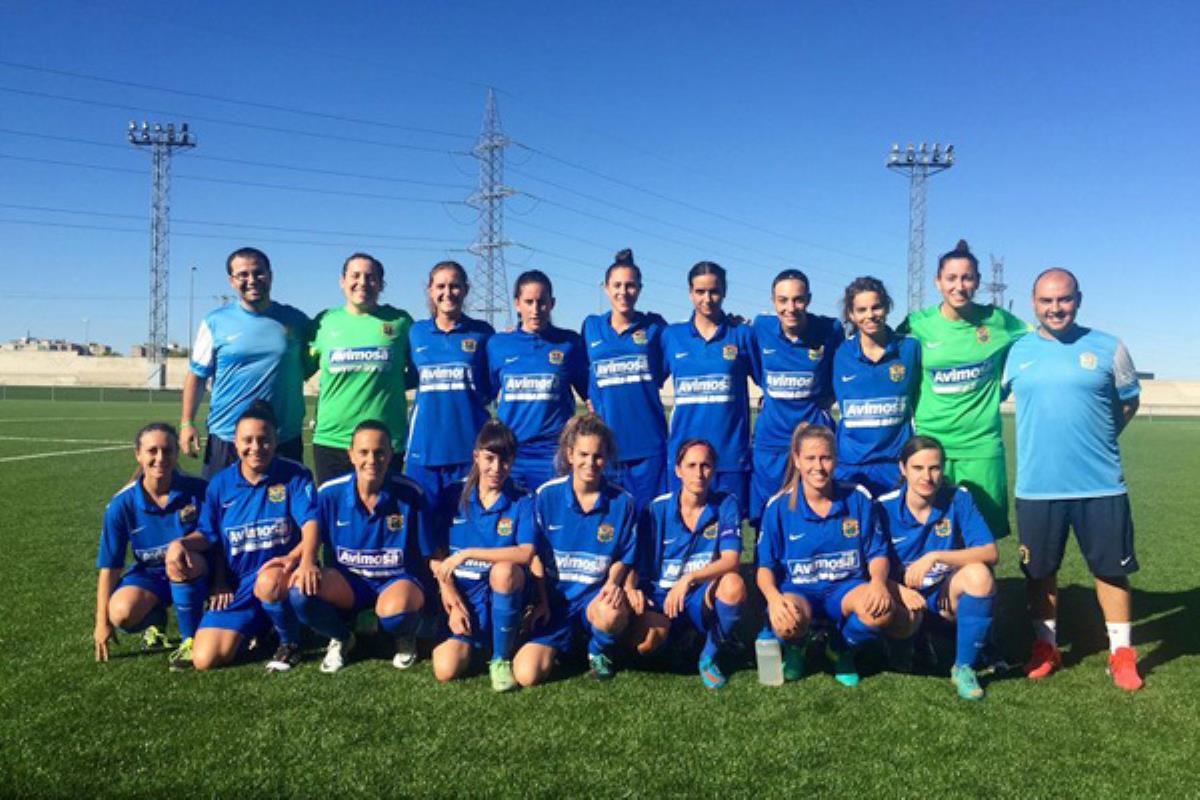 Las azulonas empataron a 1 ante el Arroyomolinos