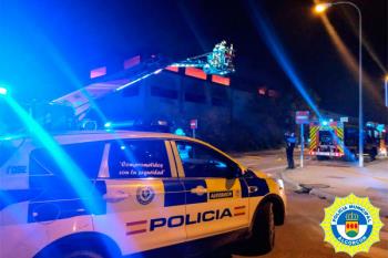 La Policía de Alcorcón, junto a los Bomberos y efectivos de Leganés, ha tenido que intervenir 