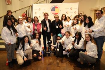 El alcalde ha acudido a la presentación de la iniciativa en la Embajada de EE. UU.