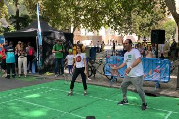 La delegada Andrea Levy se compromete a atraer los grandes eventos deportivos internacionales a la ciudad madrileña 
