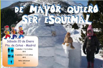 Esta excursión al Puerto Cotos de Madrid  tendrá lugar el día 20 de enero 